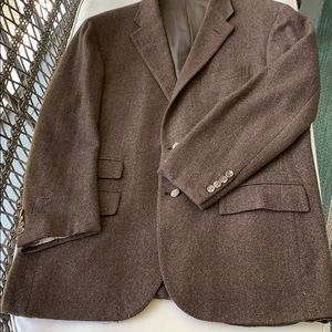 Polo brown herringbone sport coat